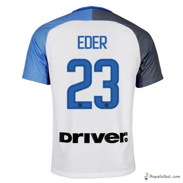 Camiseta Inter de Milán Replica Segunda Ropa Eder 2017/18